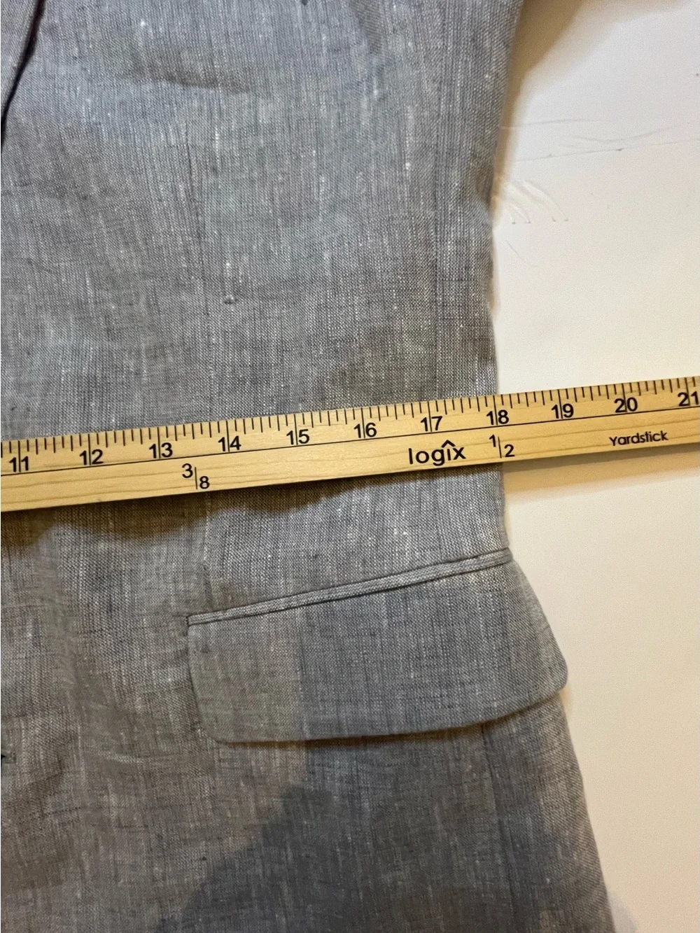 NWT J.Crew Thompson 100% Linen Blazer Gray Men’s 38 Lightweight Summer Sport